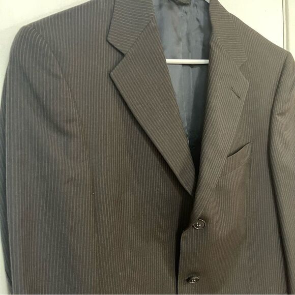 Hart Schaffner & Marx Dillarda black pin stripe Men’s blazer - Picture 9 of 9